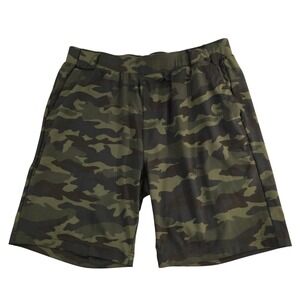 MUNICIPAL Sport Utility Gear Camo Shorts Men's L Elastic Waist‎ Casual
